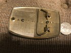 Silver   Western Belt Buckle With Polished Stone