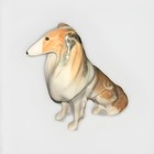 Russian Lomonosov Collie Dog Figurine Vintage 6 1 2  Made In Ussr