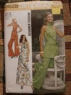 Vintage Simplicity  5625  Misses  Sz 16  Halter Dress   Tunic 1973  Uncut