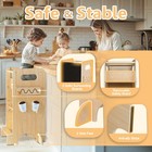 Toddler Tower 4-in-1 Multifunctional Kitchen Stool Helper With Removable Safe   