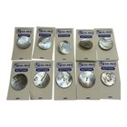 10 Vtg Antique Mother Of Pearl Button Cards Large So-fro Haiti Nos New