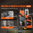 Uimoso Magnetic Drill Press 1450w  2810 Lbf Force 1 6 In Drill Capacity  11 Bits