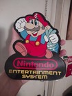 Rare Nintendo System Dealer Porcelain Metal Sign Gaming Mario Kmart Nes Snes