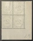 British Guiana 1952 Kgvi Era Block Stamps Mint Sc  j2 Sg  d2a Mnh Corner Bk  3
