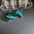 Luigi Bormioli Light And Music Oil And Vinager Cruet Set Glass Turquoise W Caddy