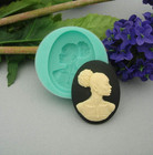 Brand Silicone Mold Black History Cameo Flexible For Crafts  Jewelry  Resin  Scr