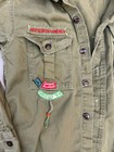 Vintage 1950s Bsa Boy Scouts Of America Sanforized Uniform Shirt W  Patches