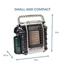 Avenger 9 000 Btu Portable Infrared Propane Gas Space  camp Heater Fbdpi9
