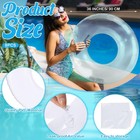 Gemscream 8 Pcs Large Inflatable Pool Float 36 Inches Swimming Ring Pool Floats