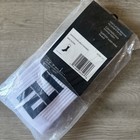 New  Nike Elite Crew Basketball Socks - White   Black - Size L