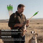 12pack Wooden Arrows Archery Handmade Arrows 33   Shaft Turkey Feather Fletching