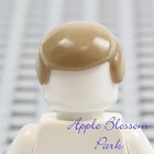 New Lego Minifig Boy Short Dark Tan Hair - City Business Male Minifigure Cap Wig