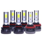 6pcs 9005 9006 H11 Combo Led Headlight Fog Bulbs Kit High Low Beam 6000k White