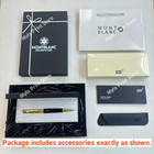 Montblanc Black Gold Fountain Pen Luxury Executive Writing Gift Box