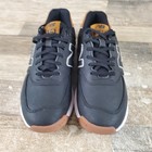 New Balance 574 Greens V2 Mens Golf Shoes Sz 9 D Black Brown Leather Sneakers