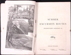 1884 Pennsylvania Railroad Summer Excursion Routes Mountain Lake   Seaside Maps