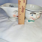 Vintage Bailey s 1996 Limited Edition Cream And Sugar Set Winking Faces