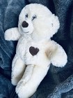 2001 The Bear Factory 17  Cream Fur With Brown Teddy Bear Stuffed Plush Animal