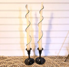 Vintage Beeswax Designs Taper Candles  12  Tapers  Handmade  100  Natural  Guc