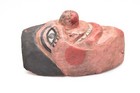 Vintage Mexican Folk Art Carved Wood Dance Mask Veracruz Smiling Drunk Man