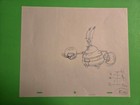 Spongebob Squarepants Original Production Cel Cell Drawing Animation Art