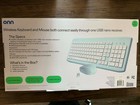 Onn Wireless Keyboard   Compact Mouse Dual Connectivity 2 4ghz