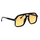 Oversized Fashion Sunglasses Women Yellow Orange Gradient Lens Retro Vintage Xxl