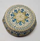 Vintage Embroidered Muslim Kufi Prayer Hat Cap 