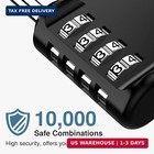 2 Pack Combination Lock 4 Digit Padlock For School Gym Locker  Sports Loc