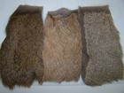 100 Sq  In   3 - Color Natural Deer Hair Assortment  Tanned  Fly Tying Material