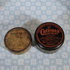 Vintage Apothecary Medicine Lot 22 Tins Bottles Boxes Carters Cuticura Tanac Etc