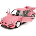 Porsche 911 Carrera Rs  964  - Pink 1 18 Scale Diecast Model Car By Jada Toys