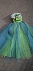 1960 s Vintage Barbie Senior Prom Dress Green And Blue Tulle