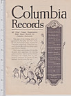 Original 1920 Columbia Records Full Page Ad With Contributing Bands List  397