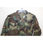 Coat Military Cold Weather Field Jacket Woodland Camouflage Small Medium Hooded