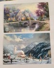 Nos 2000 Set Of 12 Thomas Kinkade Postcard Size Painting Prints New   Unused