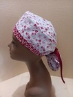 Floral Dance Women s Ponytail Surgical Scrub Hat cap Handmade