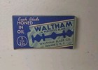 Vintage Waltham Precision Razor Blades 5 Blade Pack- Unused - 4 Blades