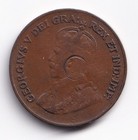 Canada 1922 1c One Small Cent Copper Coin King George V G vg