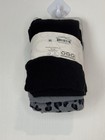 Wonder Nation Girls Footed Tights 2 Pairs 100 Denier M  7-10  Gray black Leopard