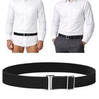 Shirt Stays For Men  Invisible Shirt Stay Belt  1 2-inch Soft Elastic 