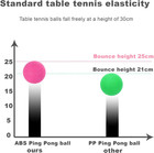Ping Pong Balls 12 50 Or 100 Pack  3 Star Colored Table Tennis Balls For Outdoor