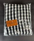 Nalakai Ring Sling Baby Carrier Soft Linen Baby Sling - Black White Check