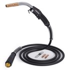 Arccaptain 10ft 250a Mig Welding Gun Euro Connection Replacement For Mig200