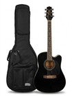 Jasmine By Takamine Acoustic electric Guitar Transparent Black Model Es-31  C