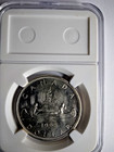 1965 Canada Silver Dollar Small Beads  Uncirculated  Cameo  Full Details  Gem