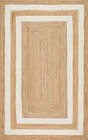 Rug Runner 100  Natural Jute Braided Handmade Carpet Rustic Modern Look Area Rug