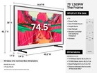 Samsung The Frame Pro Ls03fw 75 Inch 4k Uhd Hdr Neo Qled Smart Tv     2025 Model