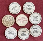 Vintage Wooden Nickels Lot Of 8 Promotional Wooden Coins