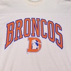 Vtg 80s 90s Denver Broncos Logo 7 Shirt Jersey Sz Xl Stained 3 4 Sleeve Nfl
